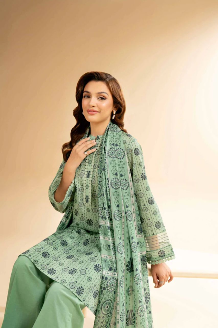 Nishat Digital Printed Lawn 3PC