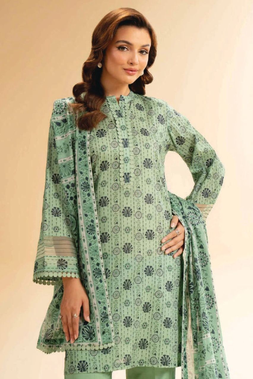Nishat Digital Printed Lawn 3PC