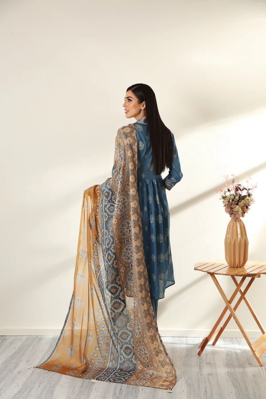 Nishat Digital Printed Lawn 3PC