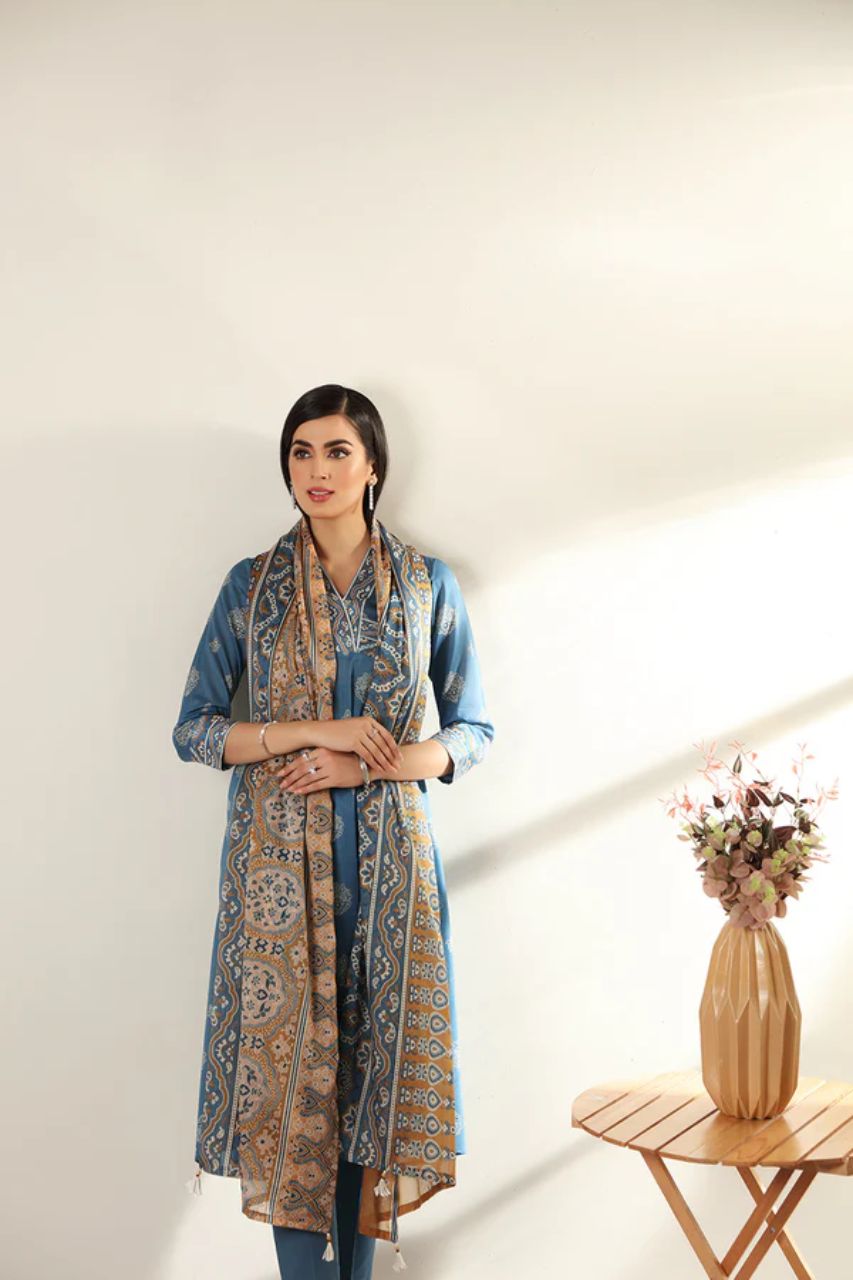 Nishat Digital Printed Lawn 3PC