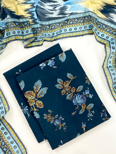 Reemse Digital Printed Banadora Lawn 3PC