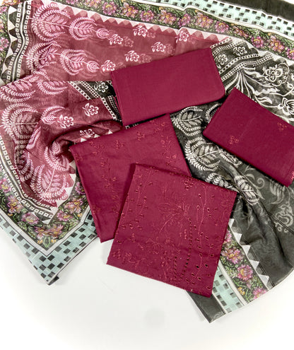 Chikenkari Anaya Noor Lawn 3-PC