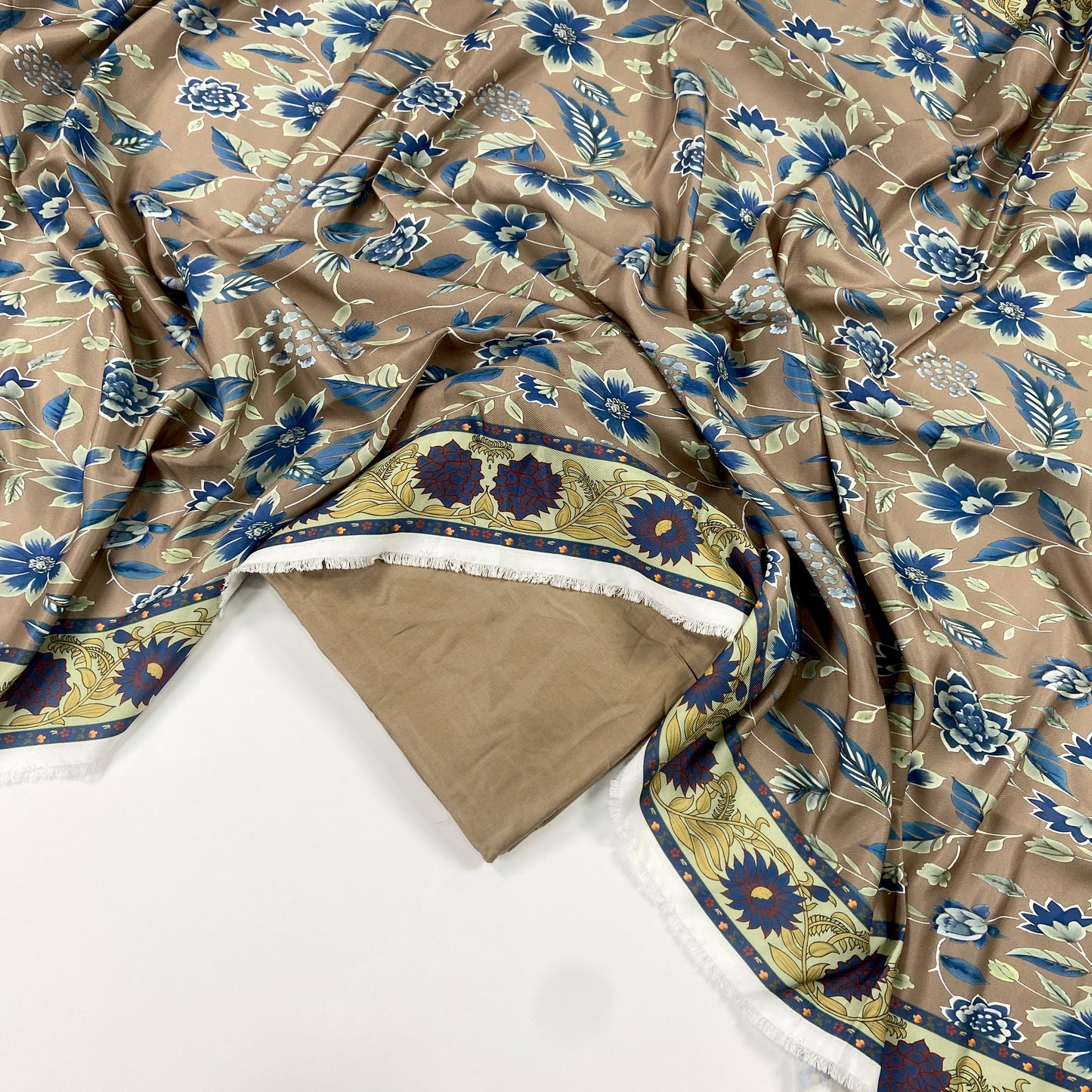 Maria B Linen Dyed Matching Suit With Wool Shawl-3PC