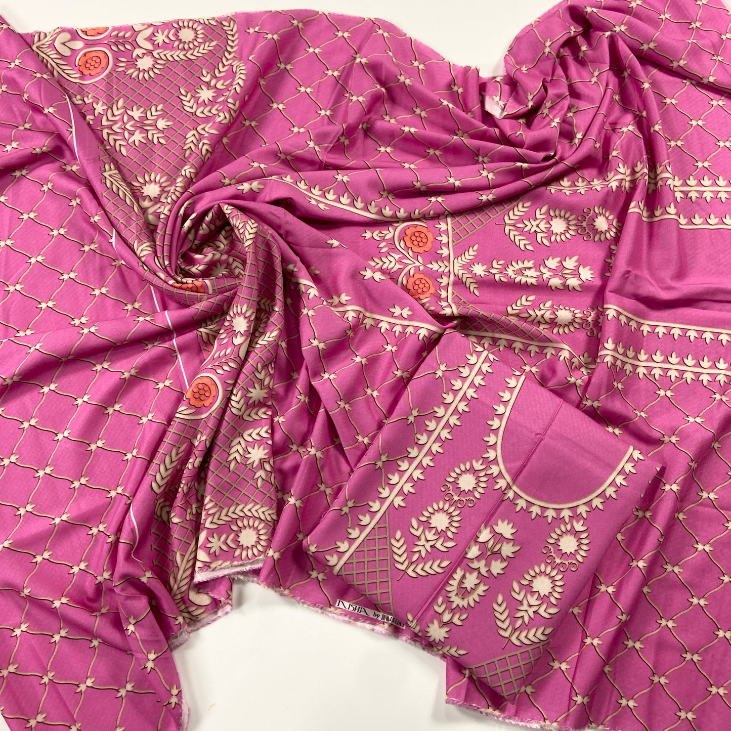 Nishat Digital Printed Linen Shirt-1PC