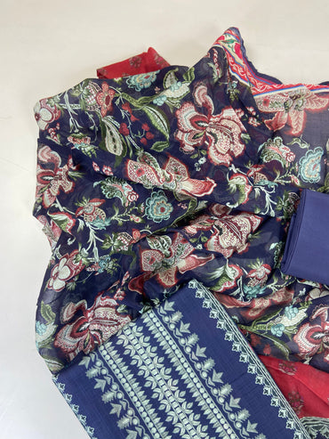 Gul Rang By Zara Ali Bana Doria Lawn 3-PC
