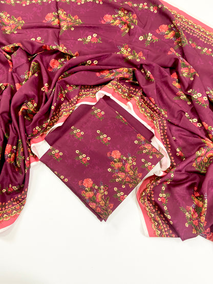 Mausummery Digital Printed Linen 3PC