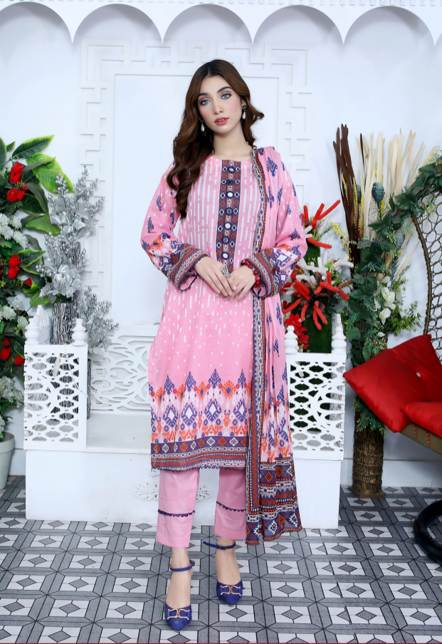 Bronze 3-Piece Printed Lawn Summer Collection 2024