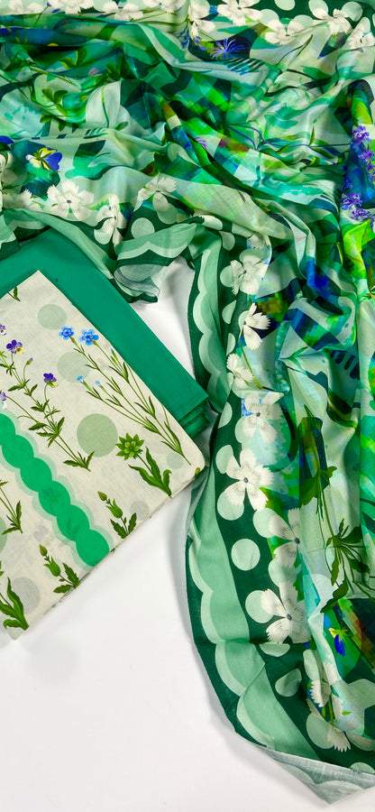 Edenrobe Digital Printed Lawn 3PC