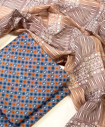 Bin Saeed Digital Printed Lawn 3PC