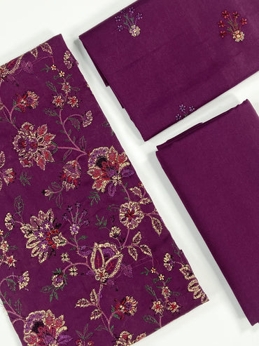 Bareeze Fully Emb Rice Karandi Lawn 2PC