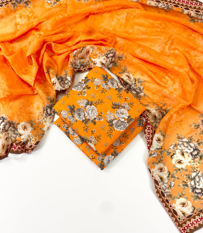 Bareeza Printed Khaddar 3PC