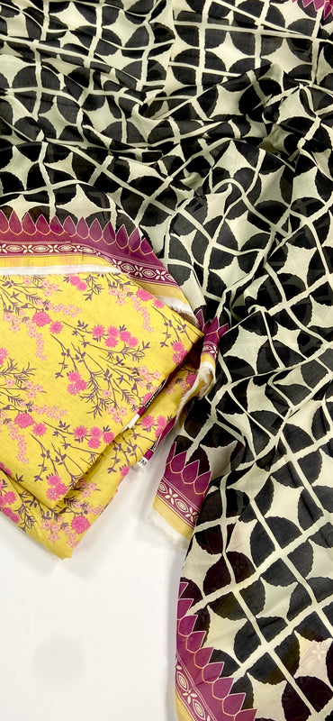 Bin Saeed Digital Printed Lawn 3PC