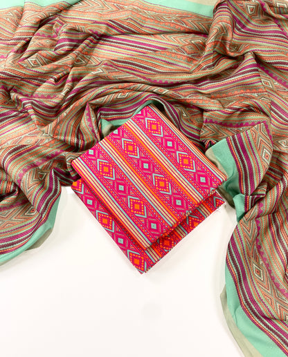 Bareeza Printed Khaddar 3PC