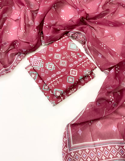 Bin Saeed Digital Printed Lawn 3PC
