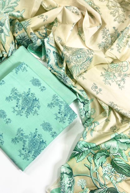 Mausummery Digital Printed Linen 3PC