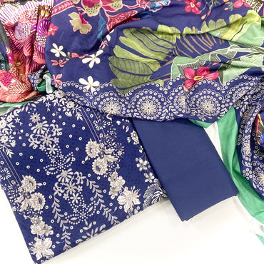 Mawra Essential Printed Viscose 3PC