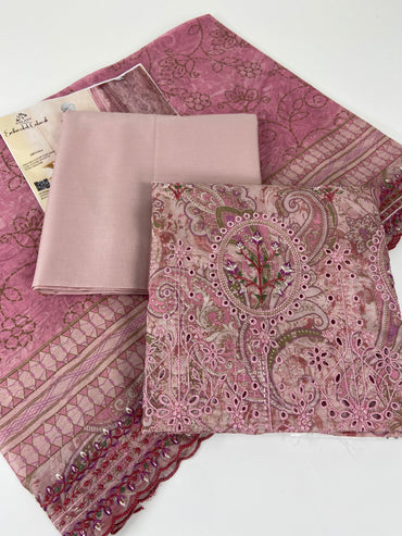 Almeerah Emb Lawn With Cutwork 3-PC