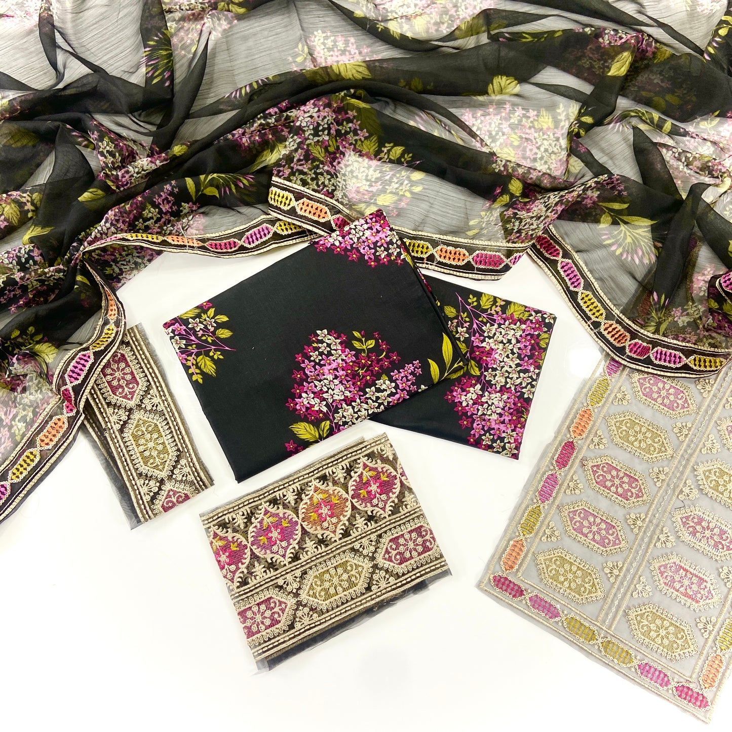 Sabyasachi Luxury Emb Lawn 3PC