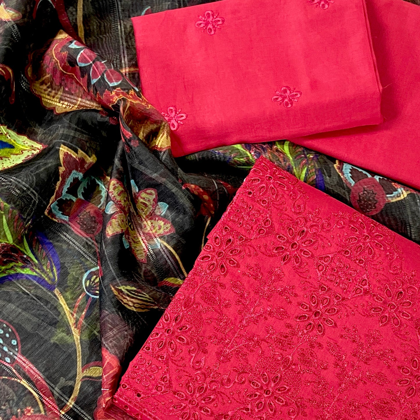 Chikenkari Anaya Noor Lawn 3-PC