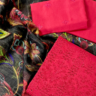 Chikenkari Anaya Noor Lawn 3-PC