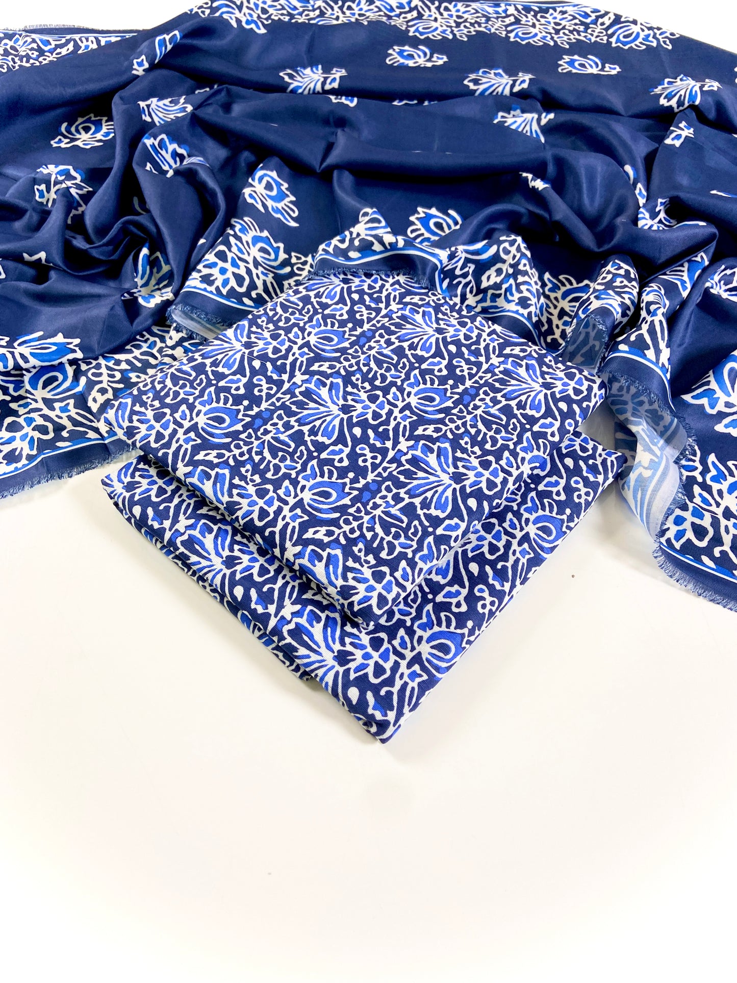 Bareeze Digital Printed Slub Khaddar 3PC