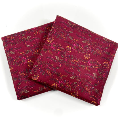 Anaya Noor Printed Dhanak Marina 2PC