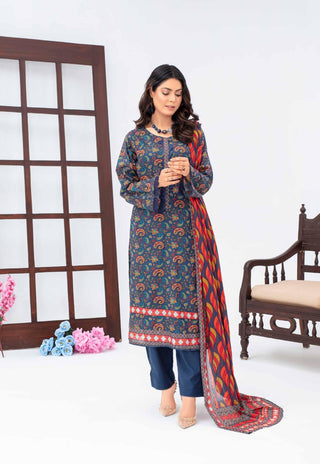 Mahi Digital Printed Lawn 3-PC