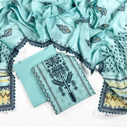 Mashaim Digital Printed Lawn 3PC