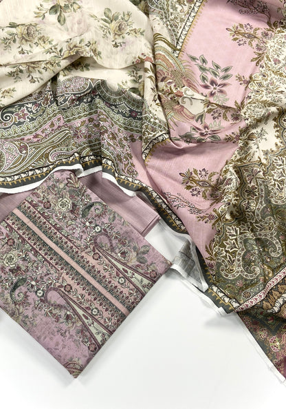 Mausummery Digital Printed Khaddar 3PC