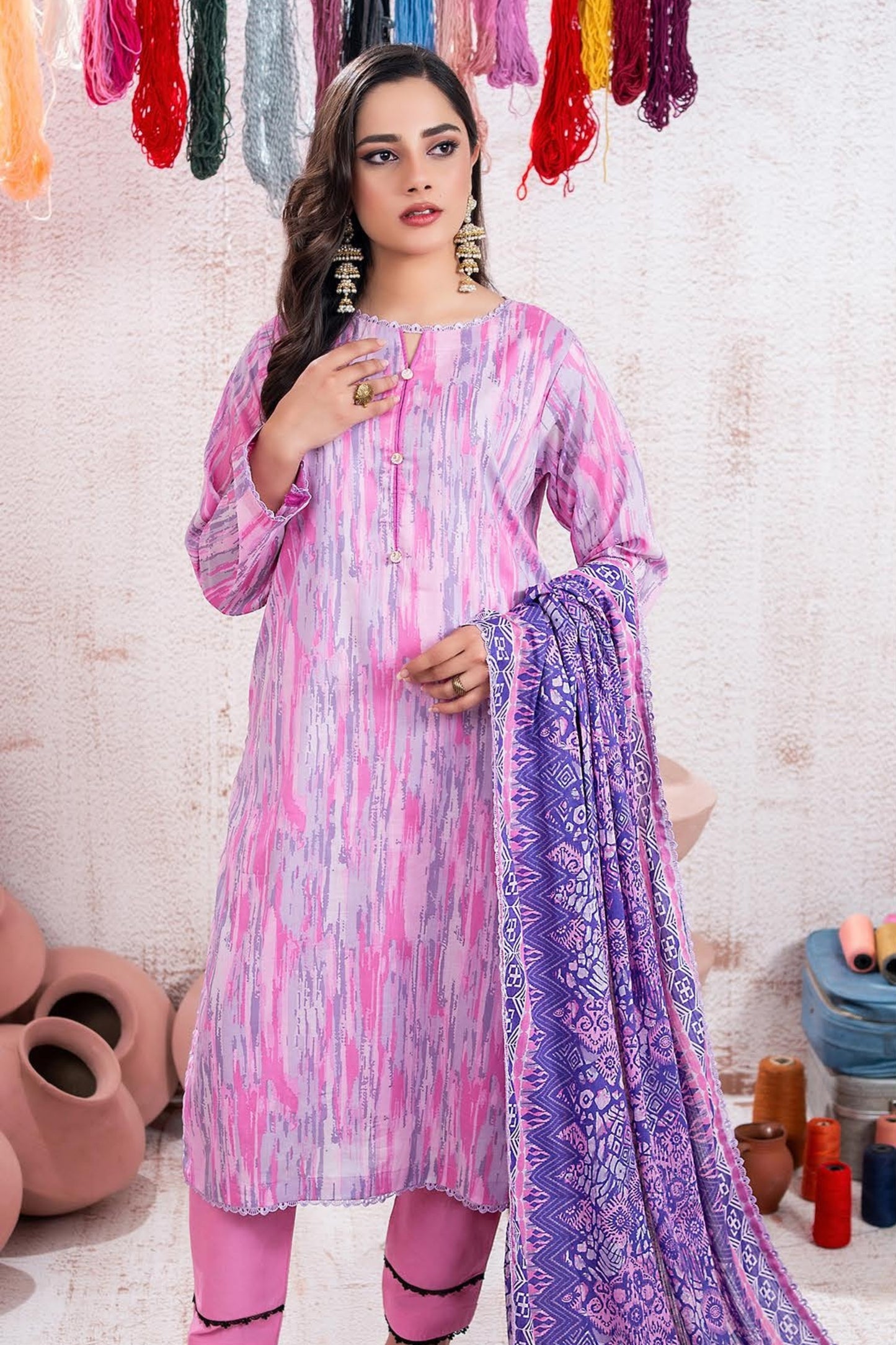 Zesh Printed Lawn 3-PC