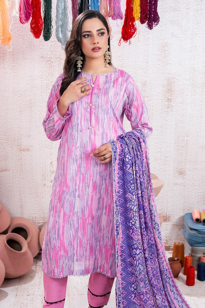 Zesh Printed Lawn 3-PC