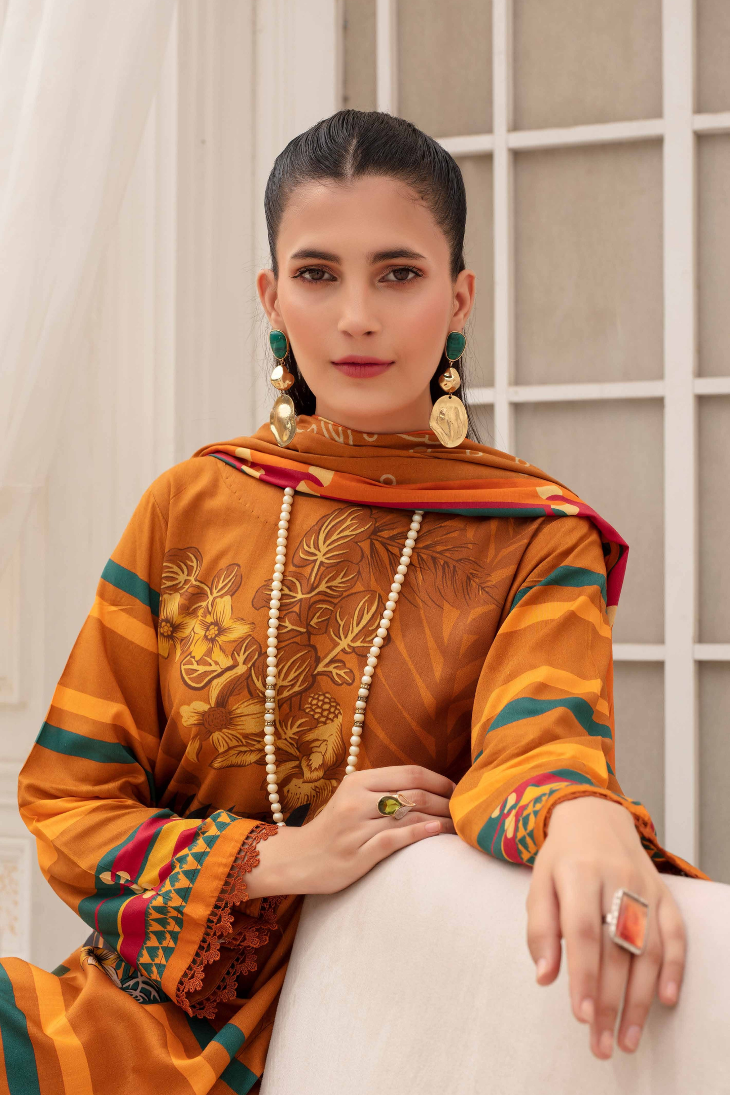 Fabiha By Feroza Digital Printed Linen 3PC