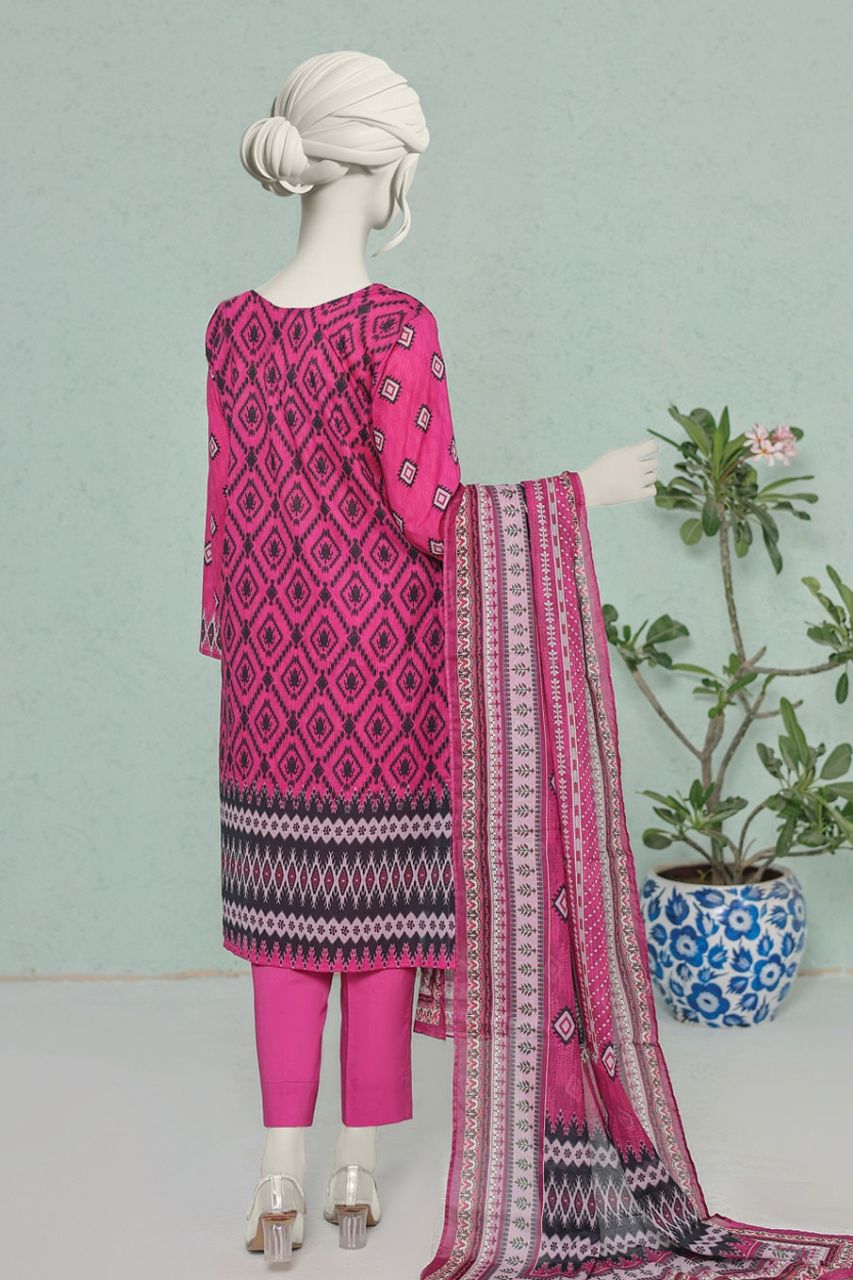 MTJ Premium Printed Lawn 3PC