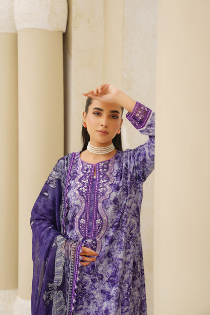 Jashn-e-Baharan By Anaya Noor Emb & Digital Printed Lawn 3PC