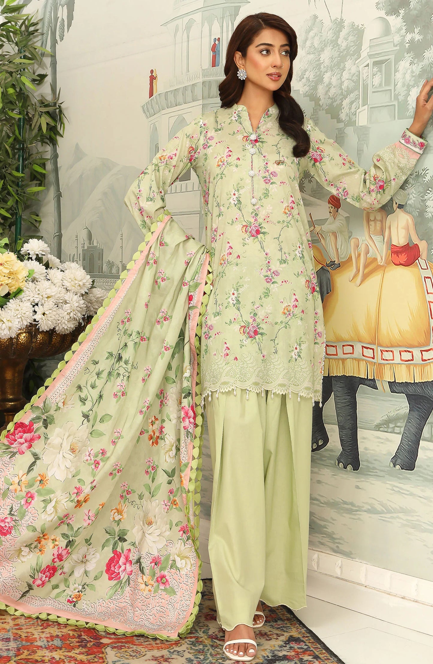 Mausummery Digital Printed Lawn 3PC