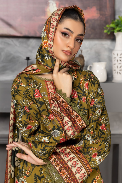 Rang Preet Digital Printed Linen 3PC