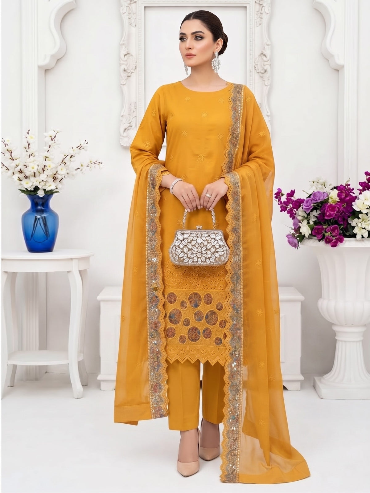 Sarma By Anaya Noor Fully Emb Viscose 3PC