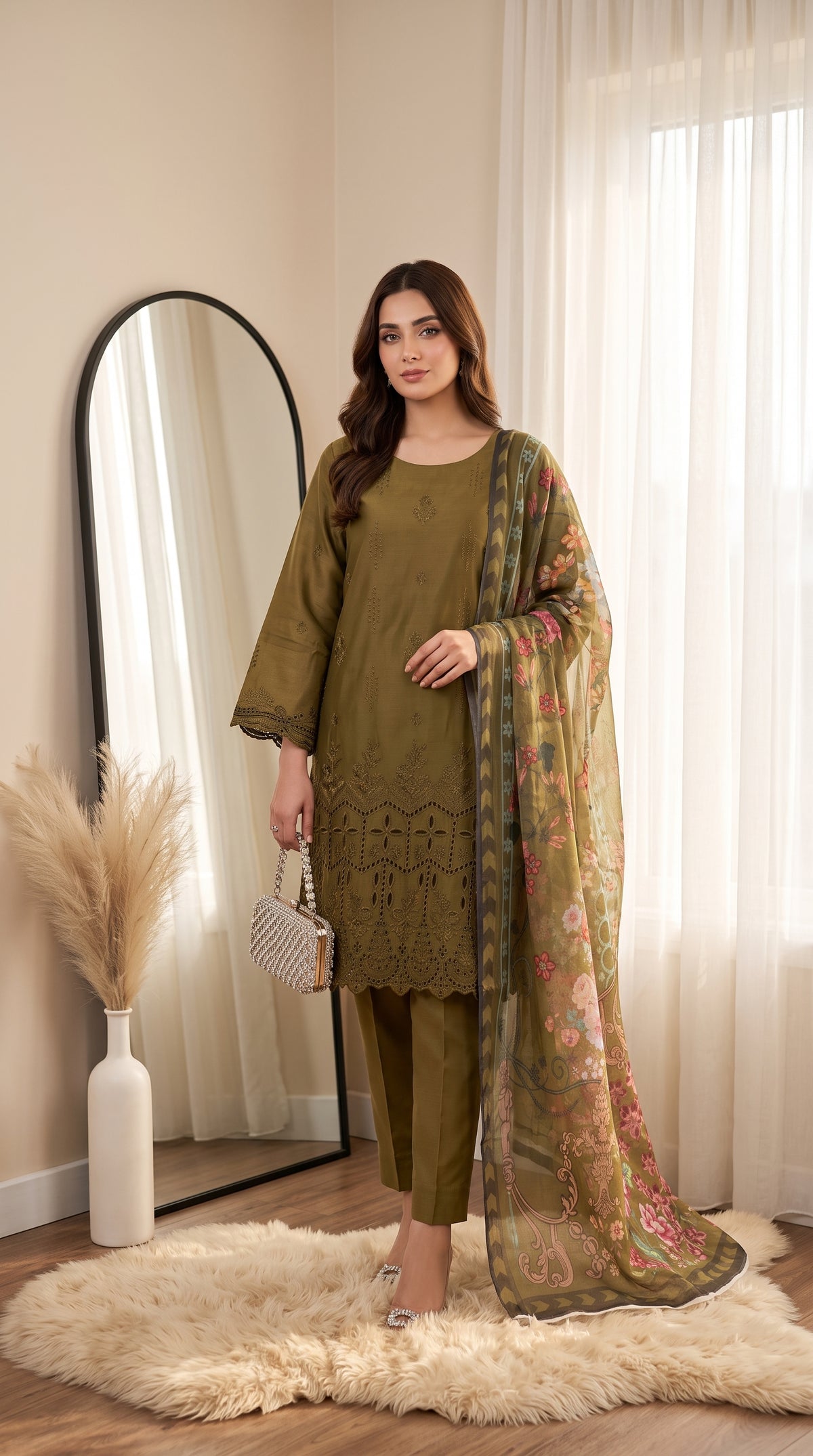 Dream Stone By Anaya Noor Full Heavy Emb Viscose 3PC