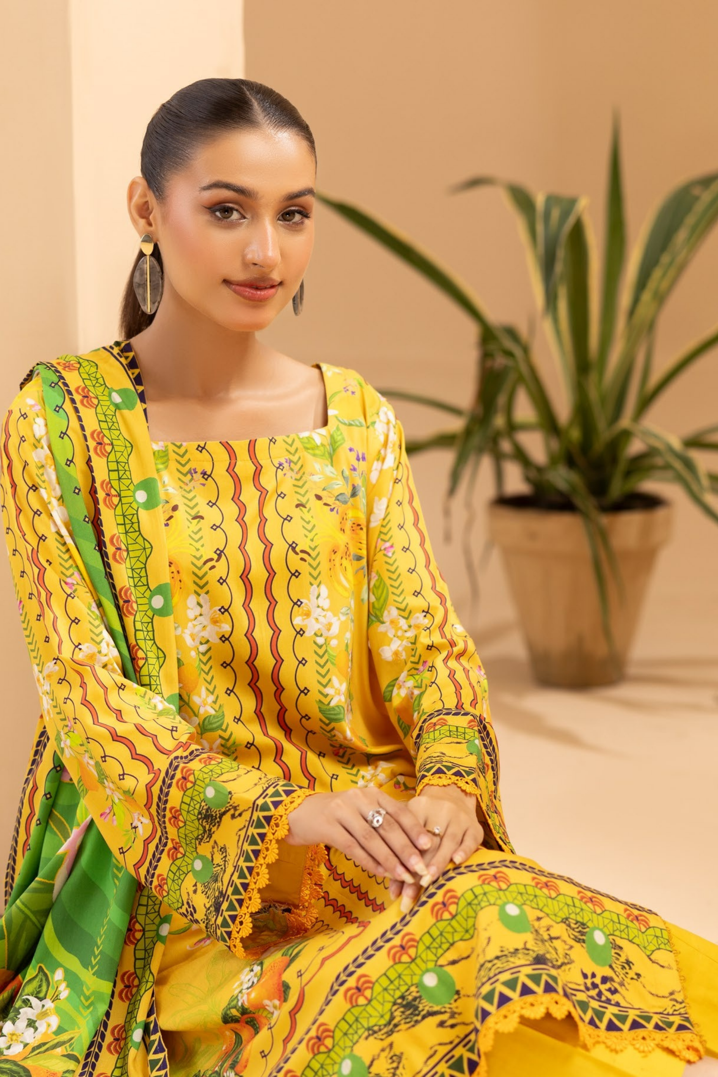 Motifz Premium Printed Linen 3PC