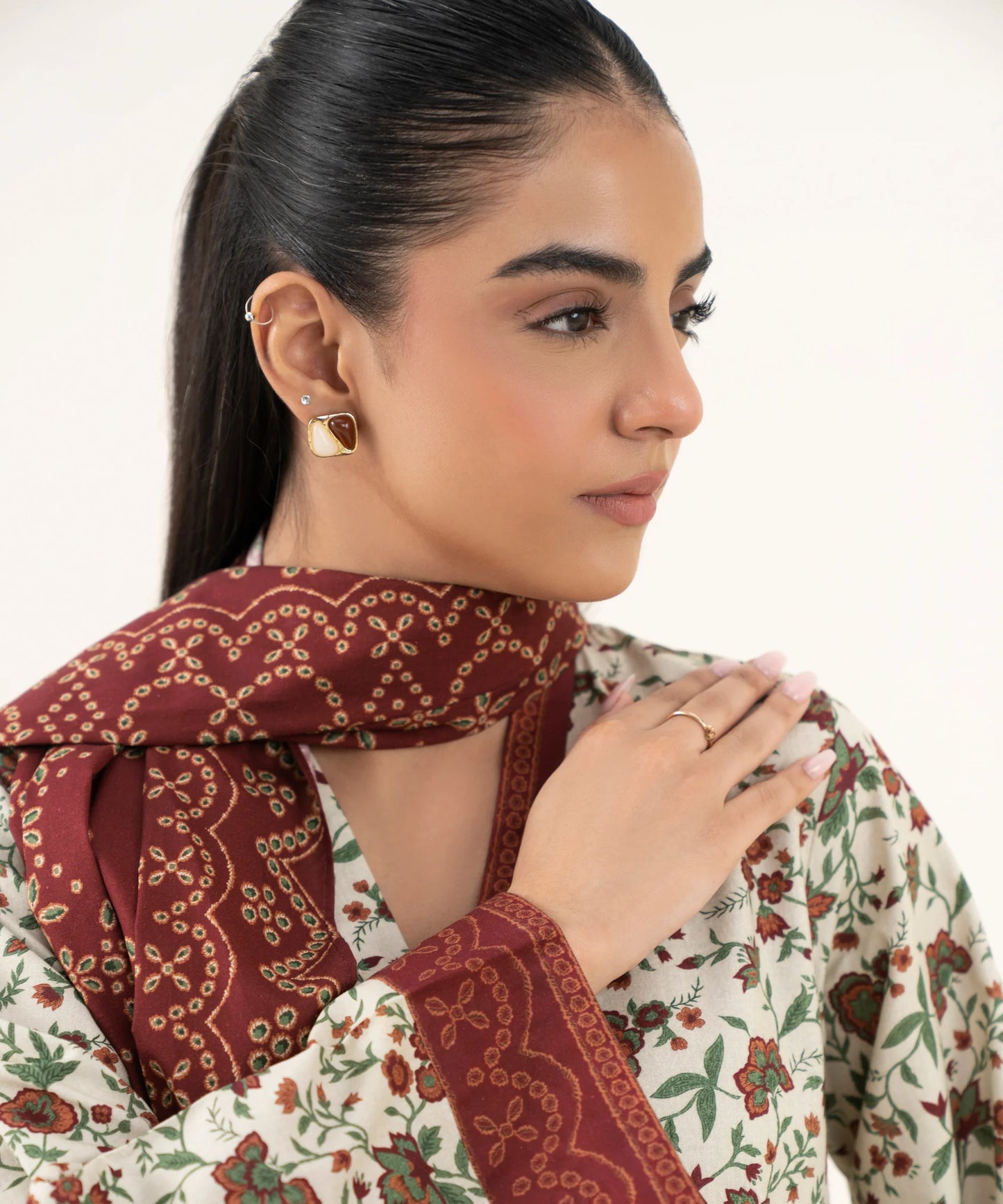 Sapphire Daily Digital Printed Lawn 3PC