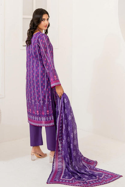 Sara Digital Printed Lawn 3PC