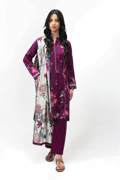 Raqs By Uneq Digital Printed Cotton Viscose 3PC