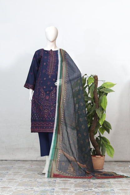 Zarqash By Anaya Noor Emb Lawn 3-PC