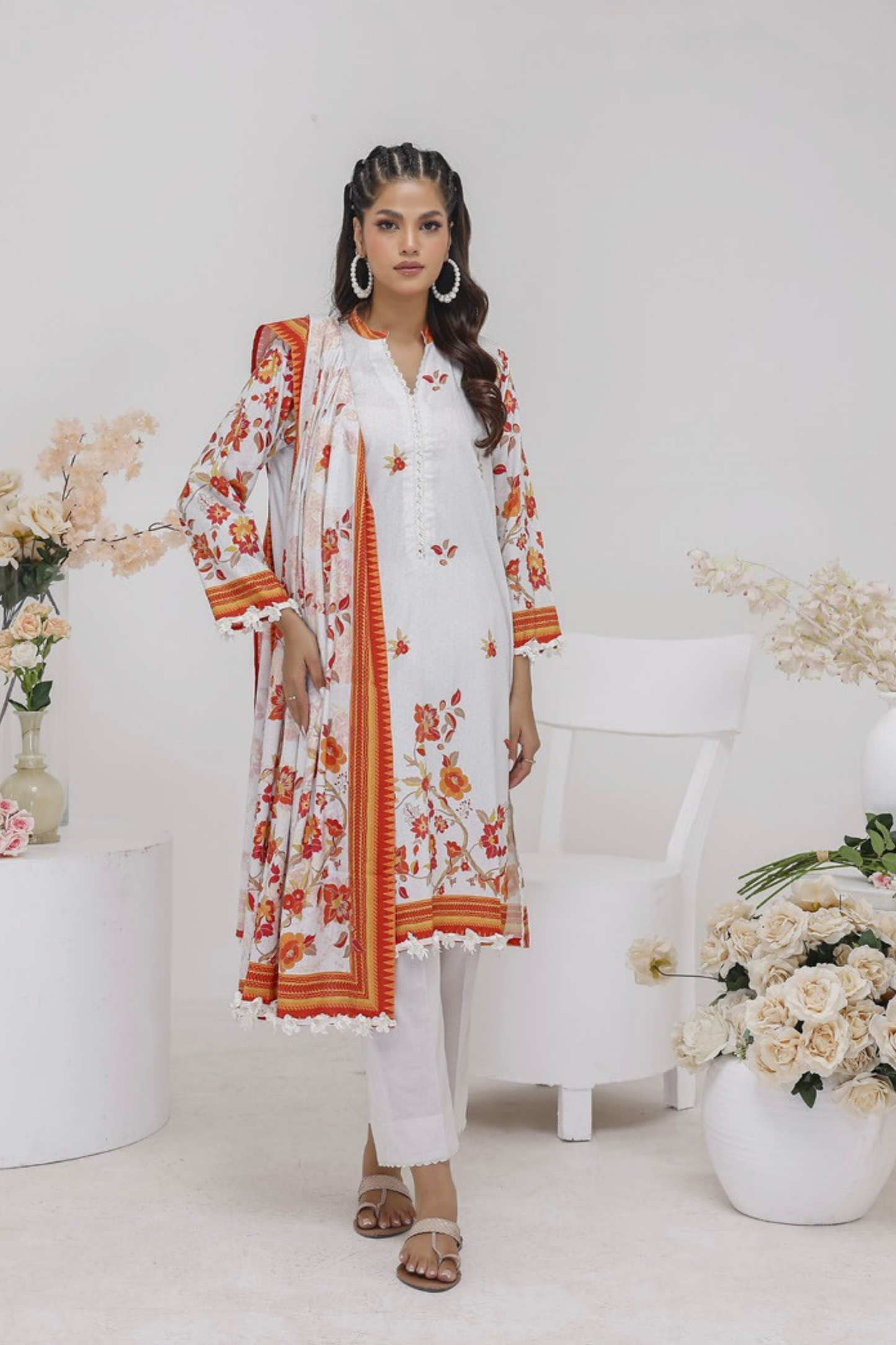 Salina Digital Printed Linen 3PC
