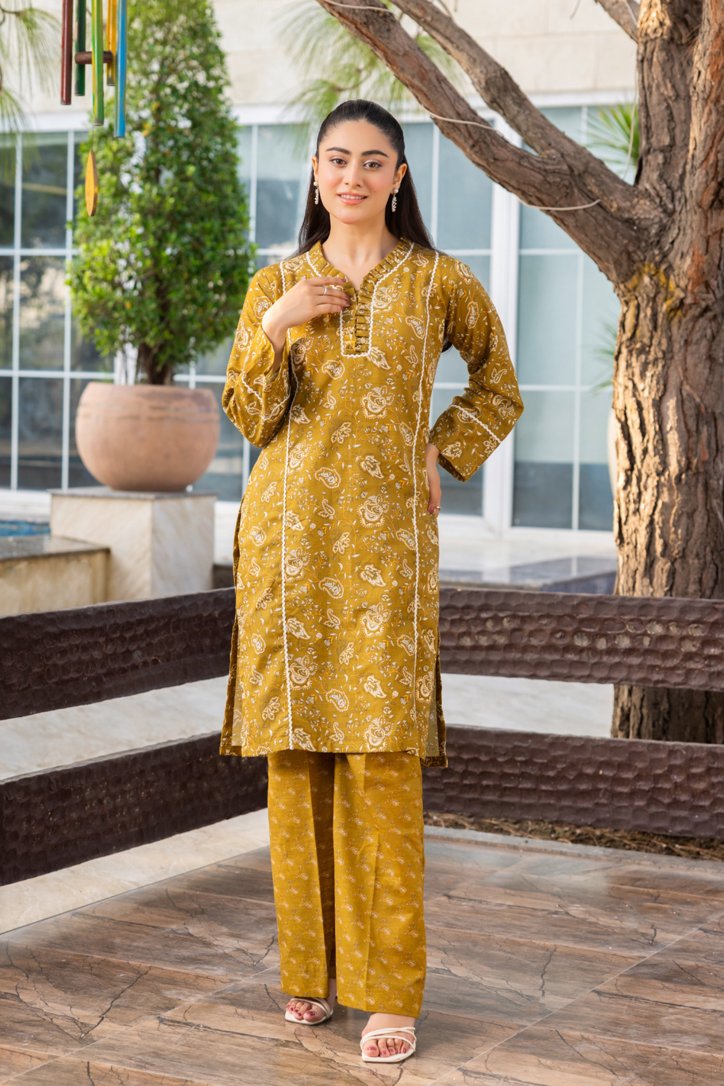 Raabi Digital Printed Khaddar 2PC