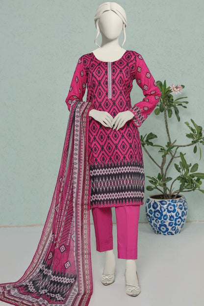 MTJ Premium Printed Lawn 3PC
