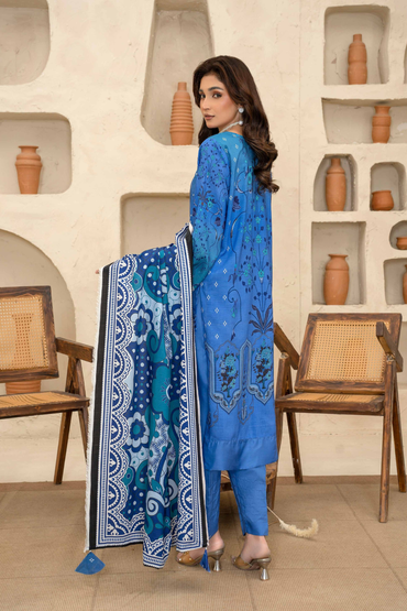 Esha Eshal by Bin Ilyas Premium Printed Viscose 3PC