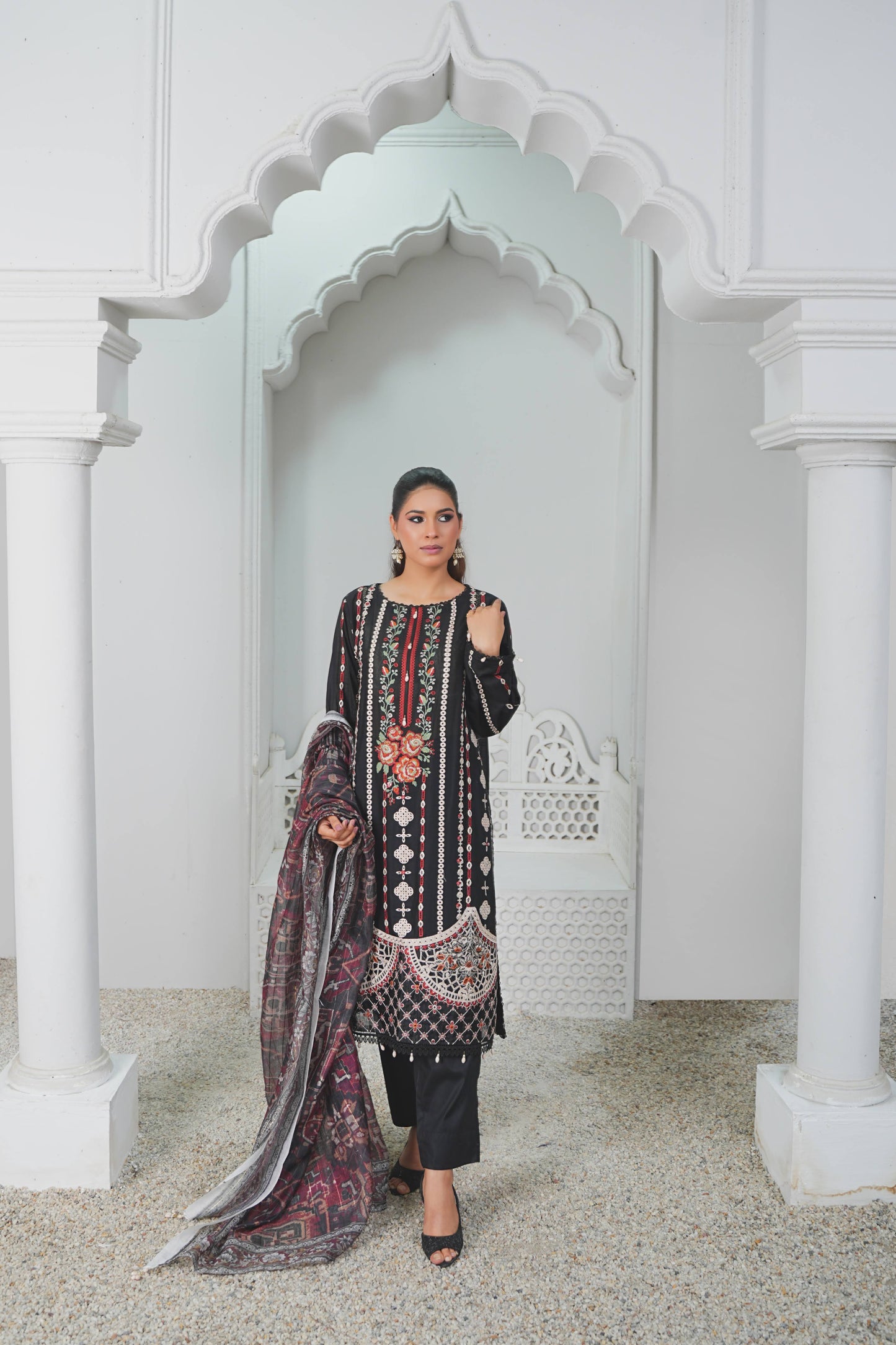Silk & Stories Luxury Heavy Embroidered 3PC