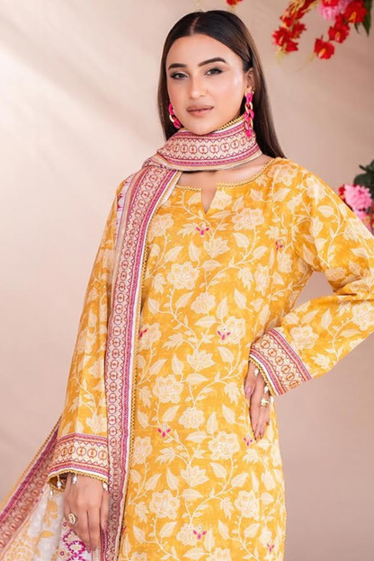 Zesh Airjet Full Embroidered Khaddar 3PC