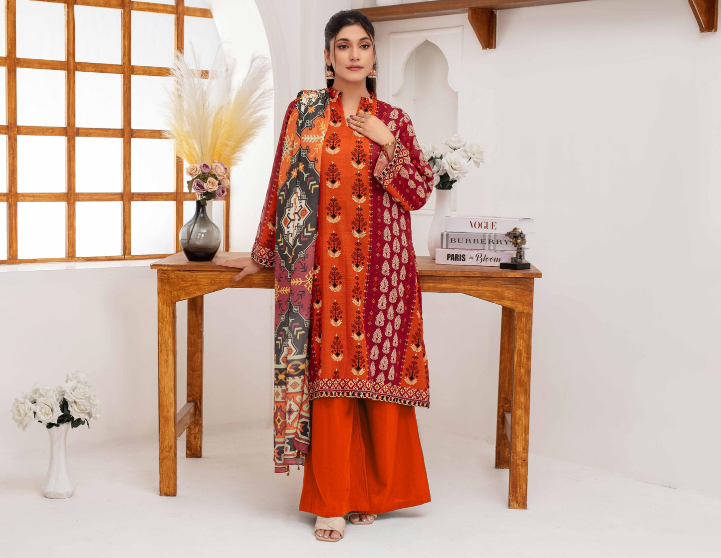 Mehar By Fiza Noor Printed Khaddar 3PC